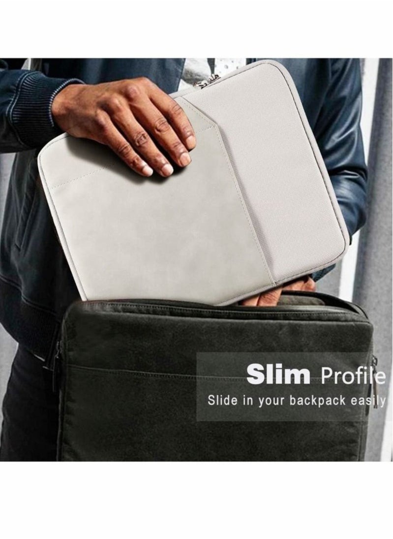 In Air - 9-11 Inch Tablet Sleeve Bag Carrying Case for iPad Pro 11 2021-2018, Air 5/4 10.9, 10.2, Galaxy Tab A8 10.5 Tab S8 11", Surface Go 2/1, Protective with Pocket - Image 1