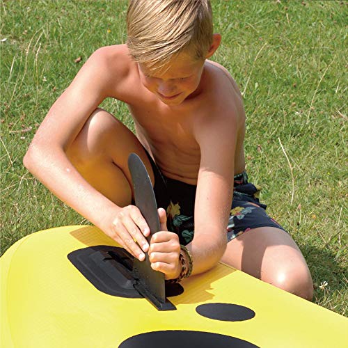 DSHE Detachable Center Fin Black, Kayak Rudder Kit Skeg Tracking Fin Watershed Board for Inflatable Canoe, Stand Up Paddle SUP Boards, Surfboard - Image 5
