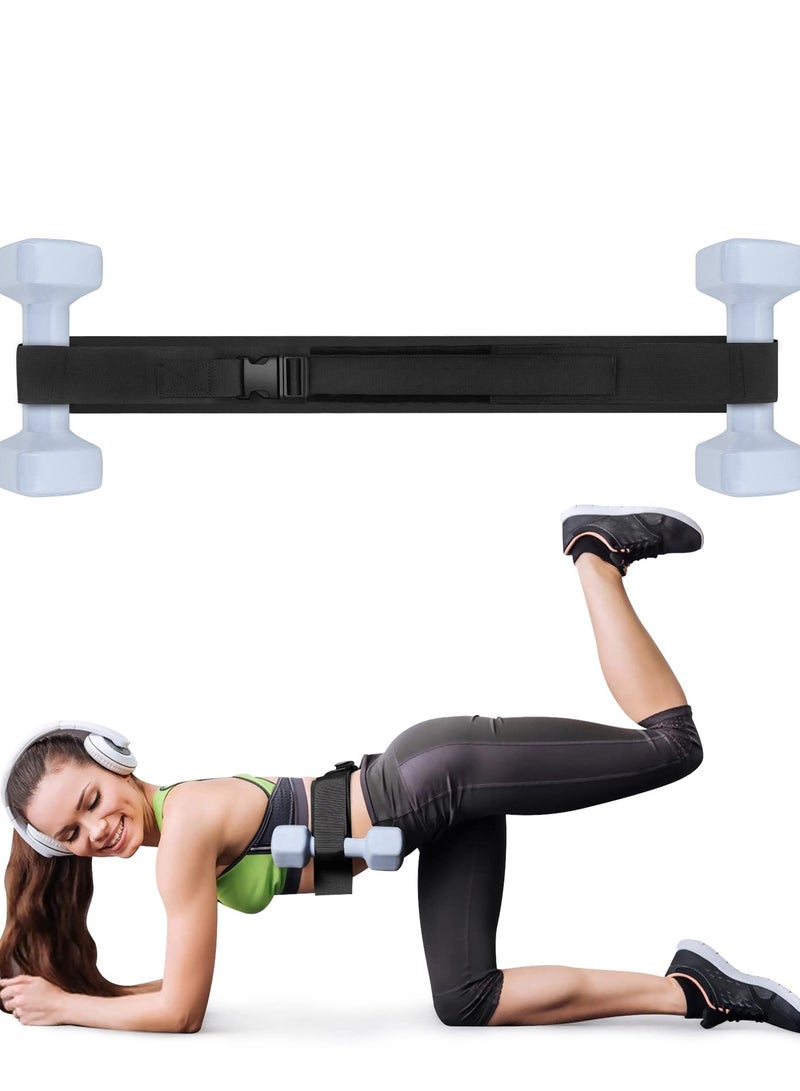 SOLARAE ExerciseHip Thrust Belt, Booty Belt for Hip Thrust Use with Dumbbells, Kettlebells, Plates, Exercise Hip Thrust Belt with Slip-Resistant Padding for the Gym, Home and Workouts - Image 1
