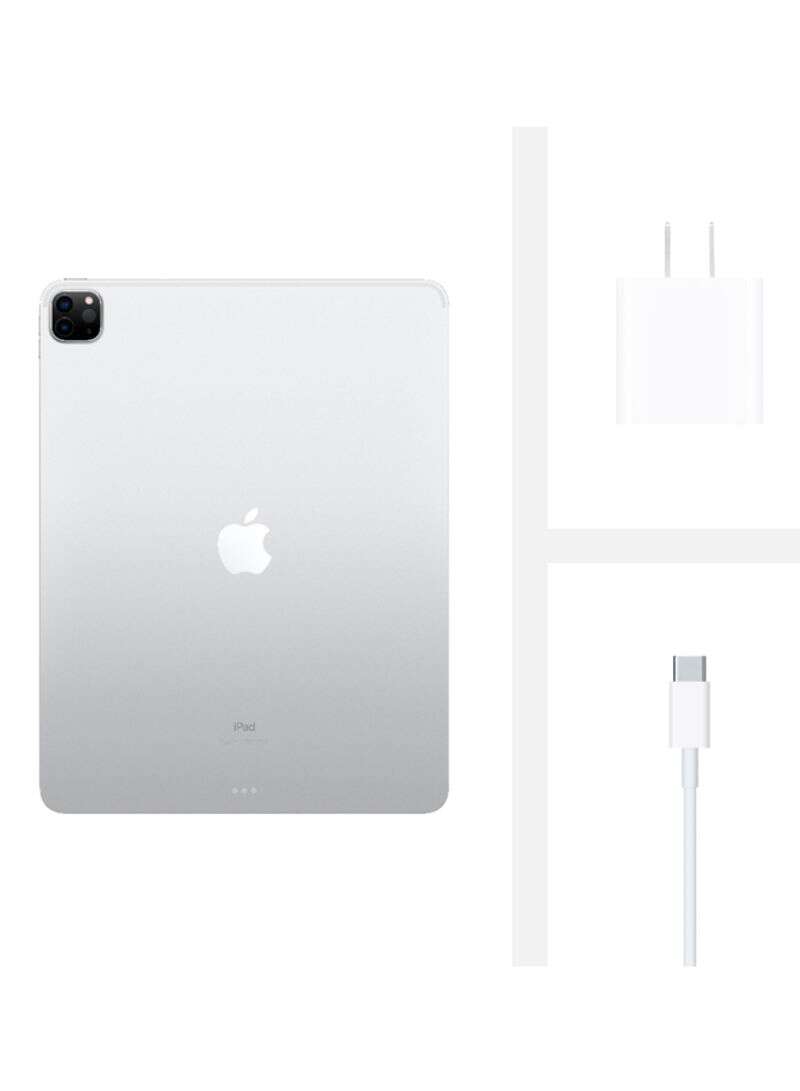 ابل  تم تجديده - iPad Pro 2020 (الجيل الرابع) 12.9 بوصة 256 جيجا بايت، واي فاي، فضي مع FaceTime - مواصفات عالمية - Image 5