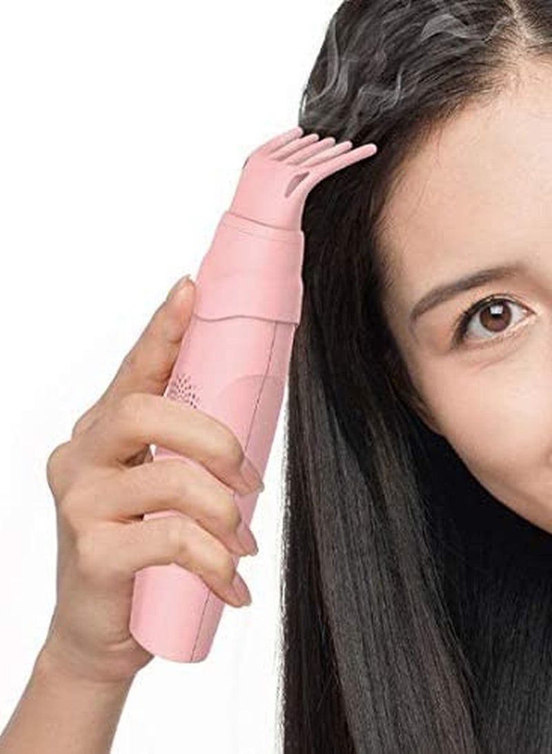 Electronic Portable Incense Burner with Hair comb Pink - Image 2