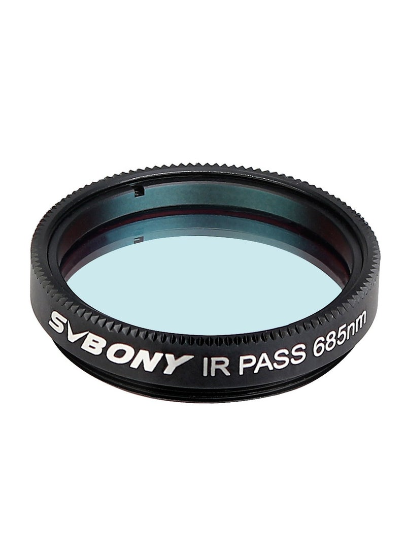 SVBONY SVBONY IR Pass Filter 1.25" 685nm – High-Contrast Infrared Filter for Astronomy & Photography  - Image 1