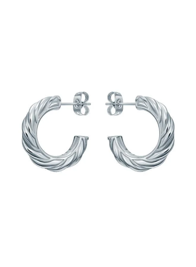 تيد بيكر Melanie Metal Twist Hoop Earrings