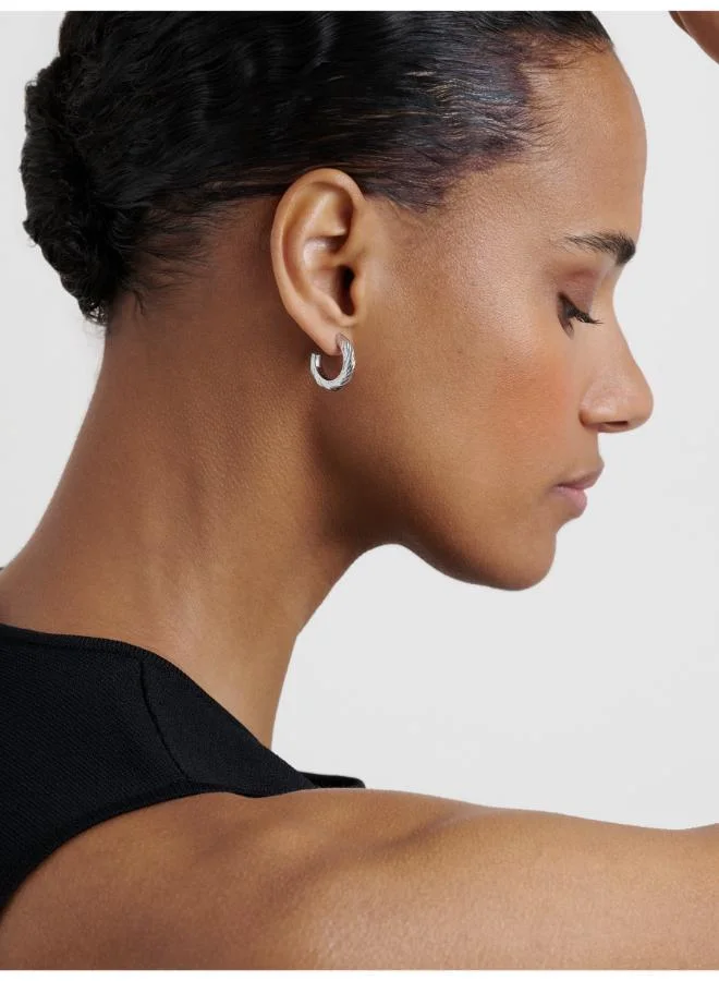 تيد بيكر Melanie Metal Twist Hoop Earrings