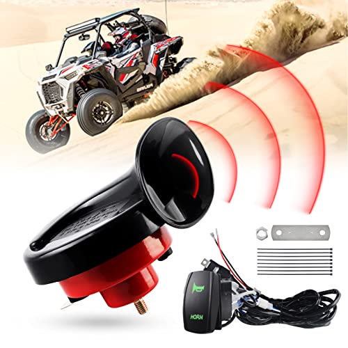 DXGTOZA RZR Horn Kit UTV Horn with Button Rocker Switch LED 12V for Polaris RZR XP 1000, Honda Pioneer Talon, Can Am Maverick X3, Yamaha Rhino, Arctic Cat Wildcat, Teryx 4 - Image 1