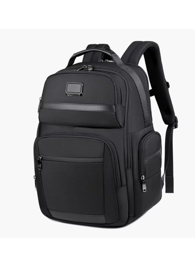 High Quality Men’s Backpack Large Capacity 17.3 Inch Laptop Male Handbag Rucksack Outdoor TUMMY 83047 Black - Image 5
