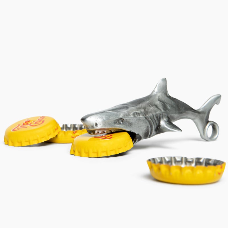 Itera Shark Bottle Opener for Men â€“ Funny Great White Shark Metal Beer Cap Tool â€“ Novelty Coastal Beach Ocean Gift for Father's Day, Christmas Stocking Stuffer, Birthday, Groomsmen â€“ 3.65" x 1.93" - Image 5