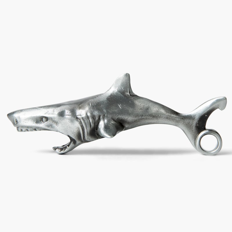Itera Shark Bottle Opener for Men â€“ Funny Great White Shark Metal Beer Cap Tool â€“ Novelty Coastal Beach Ocean Gift for Father's Day, Christmas Stocking Stuffer, Birthday, Groomsmen â€“ 3.65" x 1.93" - Image 4