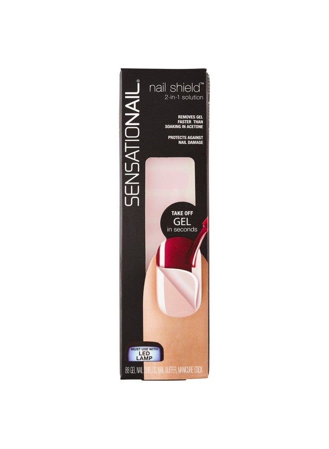 سنسيشنال SensatioNail Nail Shield محلول حماية الأظافر 2 في 1، بما في ذلك (88) واقيات للأظافر - Image 1