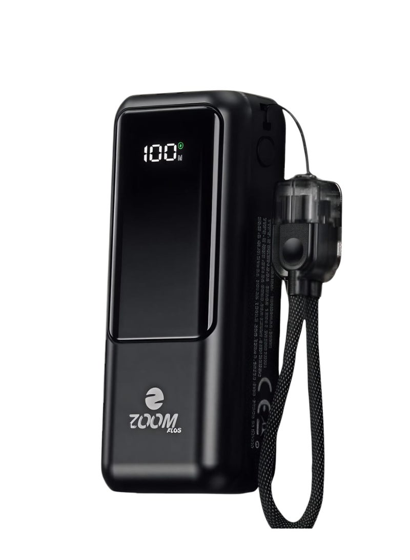 زوم بلس باور بانك محمول فالكون ZP15 بسعة 10000 مللي أمبير شحن فائق السرعة للأجهزة الذكية عدة مرات بقوة 22.5 واط - Image 1