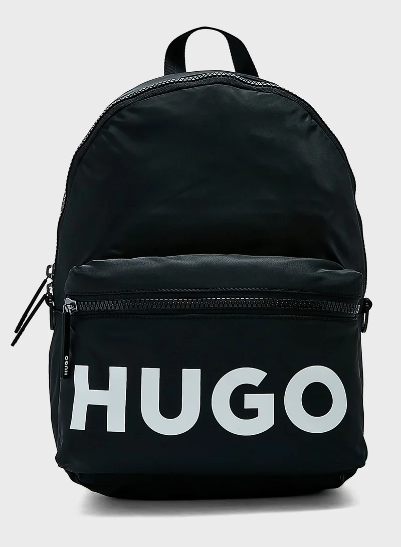 HUGO Log Print Backpack