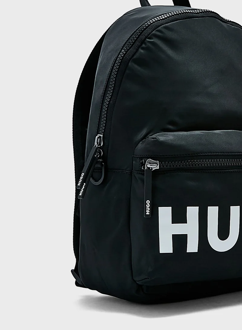 HUGO Log Print Backpack