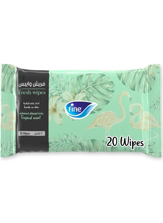 Fine مناديل استوائية منعشة - Image 1