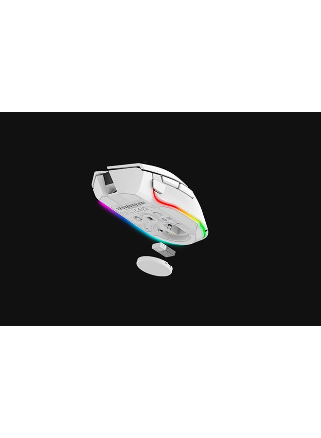 Razer Basilisk V3 Pro - White Customizable Wireless Gaming Mouse with Razer HyperScroll Tilt Wheel [RZ01-04620200-R3G1] - Image 4