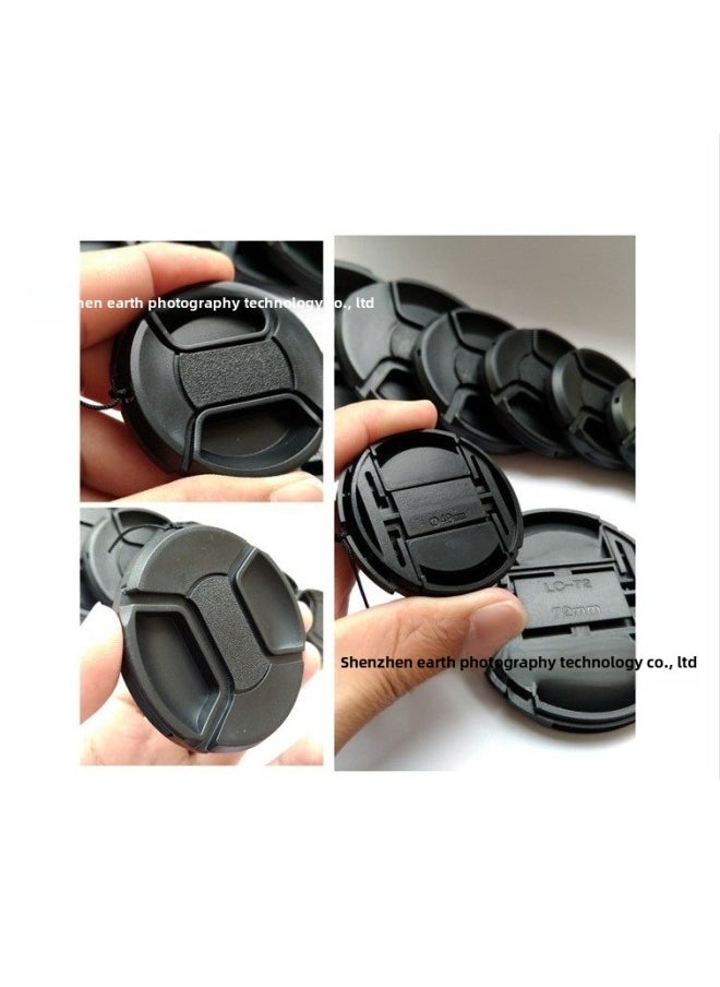 Generic Ke Debao Middle Pinch Wordless Lens Protection Cover Universal Lens Filter Protection Cover With Anti-losing Rope-Color:95mm  - Image 5