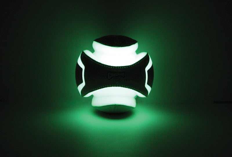 ChuckIt! Kick Fetch Dog Toy Ball, Glow In The Dark, Small - Image 3