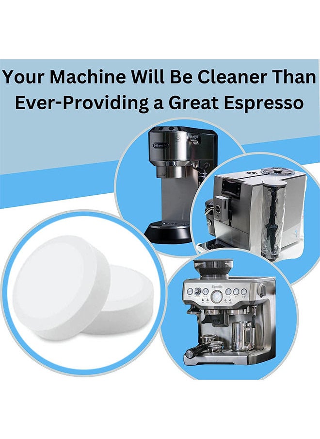 oradess - 8pcs Espresso Machine Cleaning Tablets and Automatic Coffee Maker Cleaner Descaler Coffee Grinder Descaling Solution - Image 1
