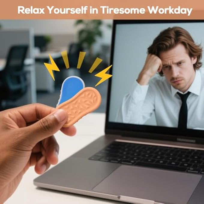 BUSOHA Silicone Fidget Toys Adults - 6 Pack Fidget Slider Relieve Anxiety 2 in 1 Sensory Worry Stone Travel Toys for Calming,Stress,Autism and ADHD,Gifts for Adults Men Women - Image 3