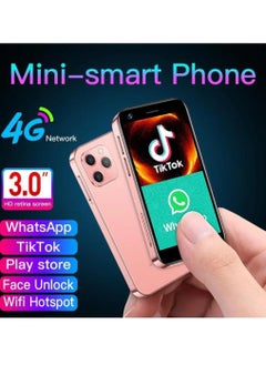 SOYES XS15 Pro Super Mini Mobile Pink – Ultra Small Pocket Smartphone, Android Quad-Core, 1000mAh Battery, Autofocus Camera – Compact Mini Mobile for Kids, Students, Men & Women Pink  - Image 2