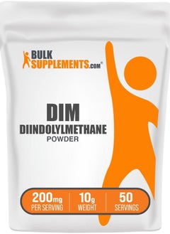 BULKSUPPLEMENTS.COM .com DIM Powder - Diindolylmethane Powder, DIM Supplement for Men & Women - DIM 200mg, Gluten Free - 200mg per Serving, 10g (0.35 oz) (Pack of 1)  - Image 1