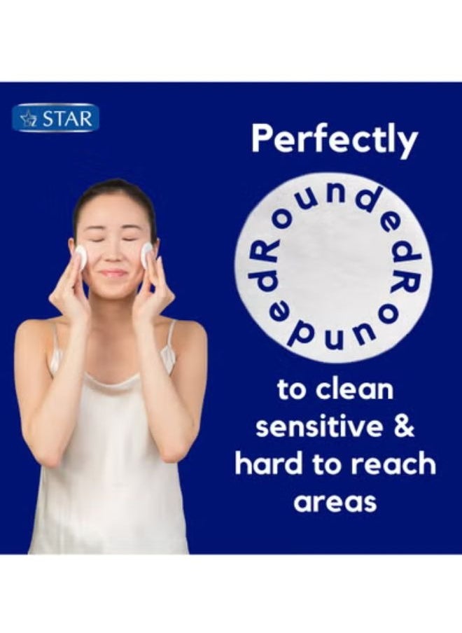 Star 320 Pads - Pure Cotton Makeup Pads (80 Pads x 4 Pack) - SZ Star  - Image 3