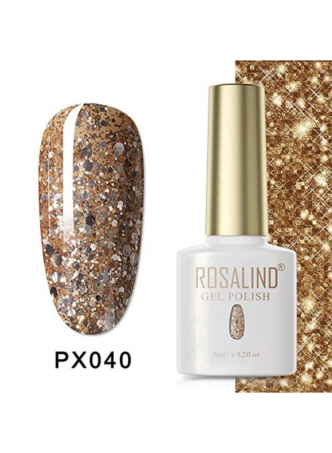 ROSALIND UV Gel Polish Soak Off 6ML from BELLE GAGA™ Pure Color Nail Gel Bright For Nail Art Design Need LED/UV Lamp to Cure (PX040) - Image 2