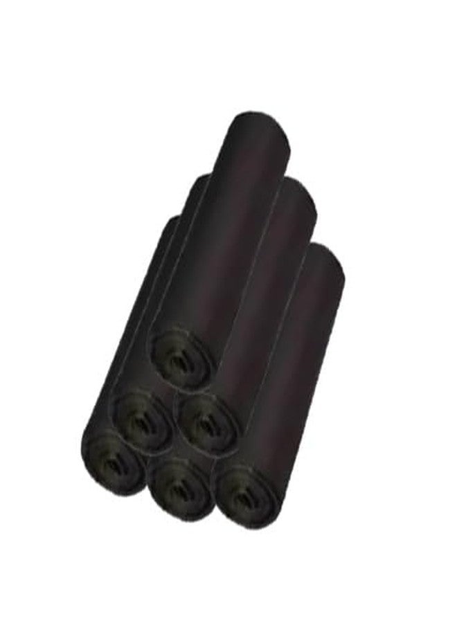 XOPY Garbage Bags 19 X 21 Inches (Medium Size) 180 Bags (6 Rolls) Dustbin Bag/Trash Bag For Home & Kitchen - Black Color