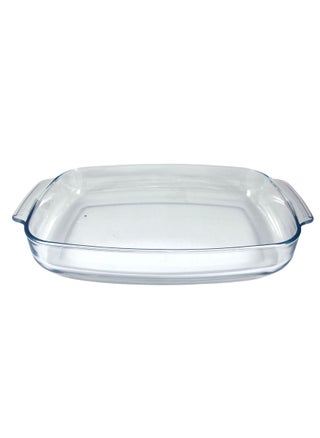 Curve Rectangular Deep Glass Baking Dish, 5 Lt Capacity, 44X28.1 Cm Diameter, 6.5 Cm Height - Clear - pzsku/ZE2B7357613BE394DD813Z/45/_/1727250143/ec172f00-e35c-45d1-8eda-19afe0eefd5e