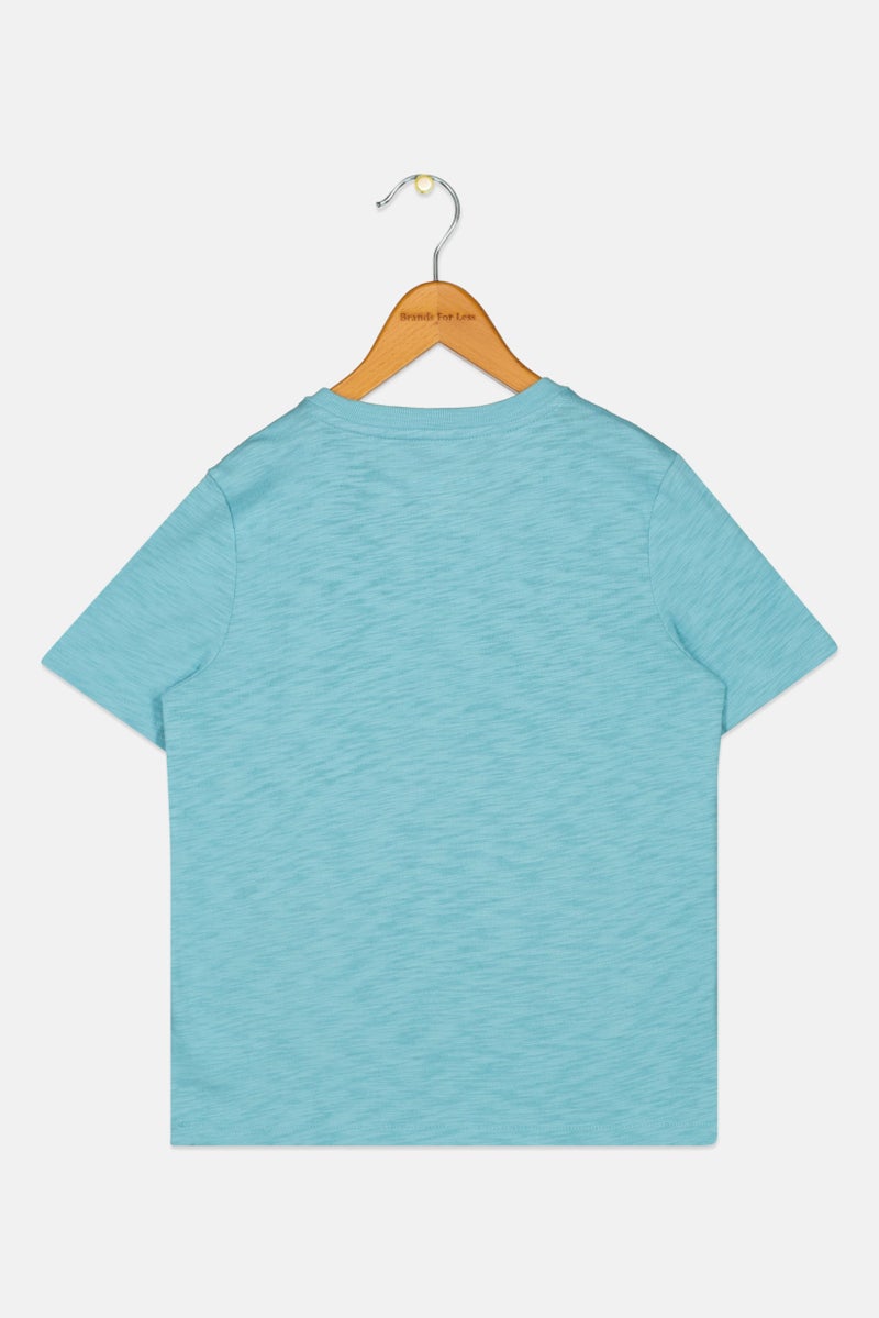 Gap x Star Wars Kids Boy Crew Neck Short Sleeve Graphic Print T-Shirts, Mint Blue - Image 2