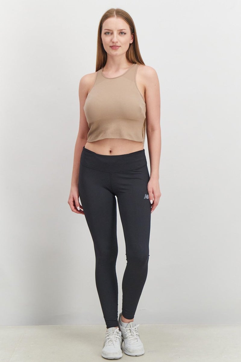 New Balance Women Fitted Training Tight, Black - Image 4