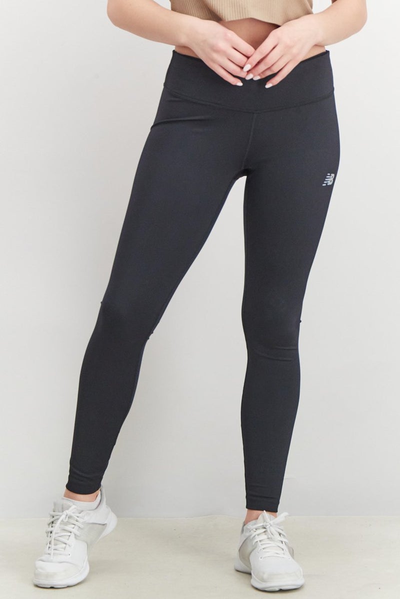 New Balance Women Fitted Training Tight, Black - Image 1