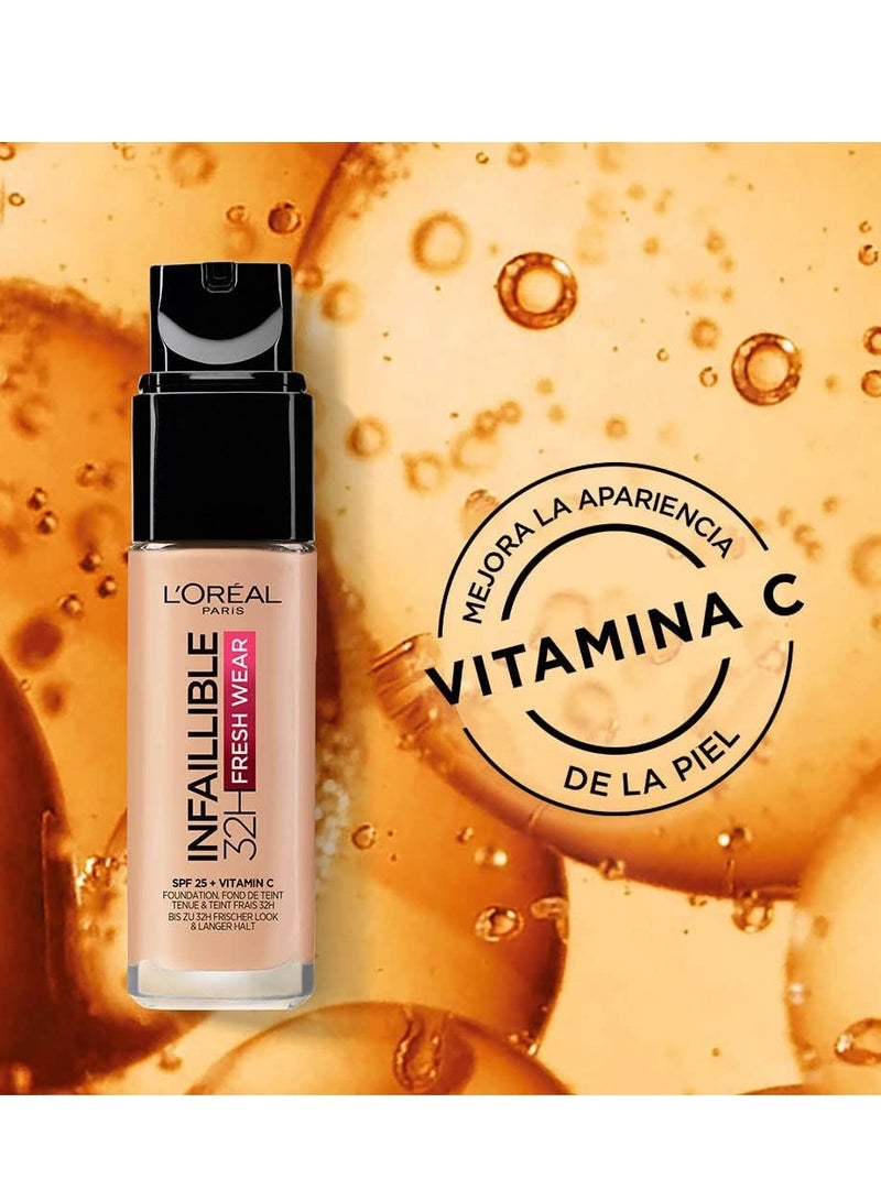 L'OREAL PARIS Infaillible 24H Fresh Wear Make up - 100 Linen - Image 3