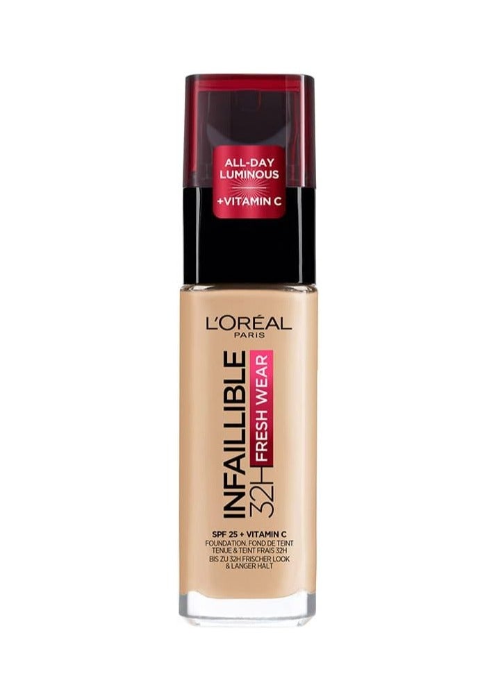 L'OREAL PARIS Infaillible 24H Fresh Wear Make up - 100 Linen - Image 1