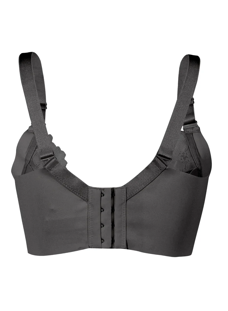 Okus Pretty Lace Maternity And Nursing Bra - Black - Large