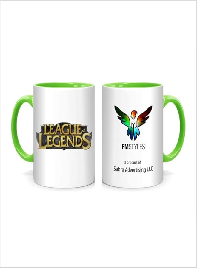 FMstyles League of Legends Logo Mug, Green, FMS506
