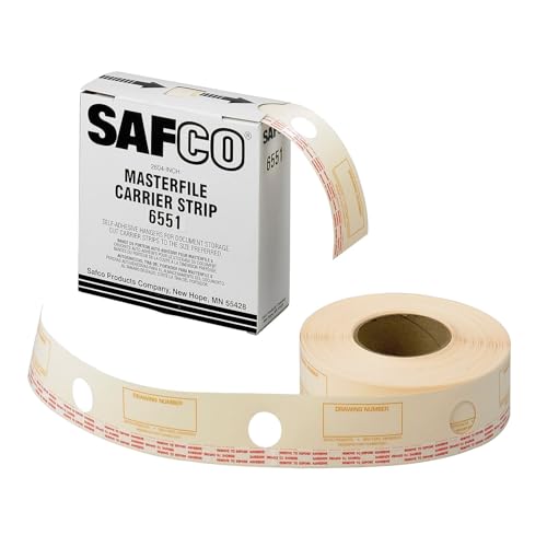 Safco Products 6551 Film Laminate Carrier Strips, for use with MasterFile 2 Files, Sold Separately - Image 2