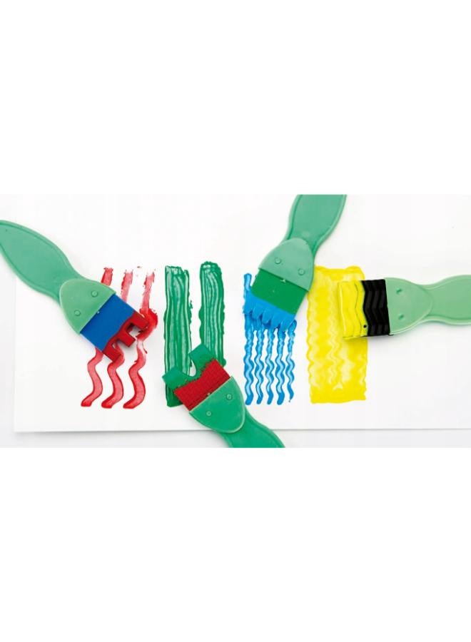 JOVI Pack Of 4 Rubber Paint Brushes Set - Image 2