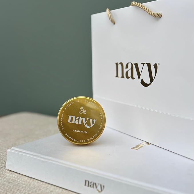 Navy Cuticle Balm 30ml Promote Nail Growth and Skin Moisturisation Enriched with Rosehip Oil Aloe Vera Coconut Oil Vegan CrueltyFree