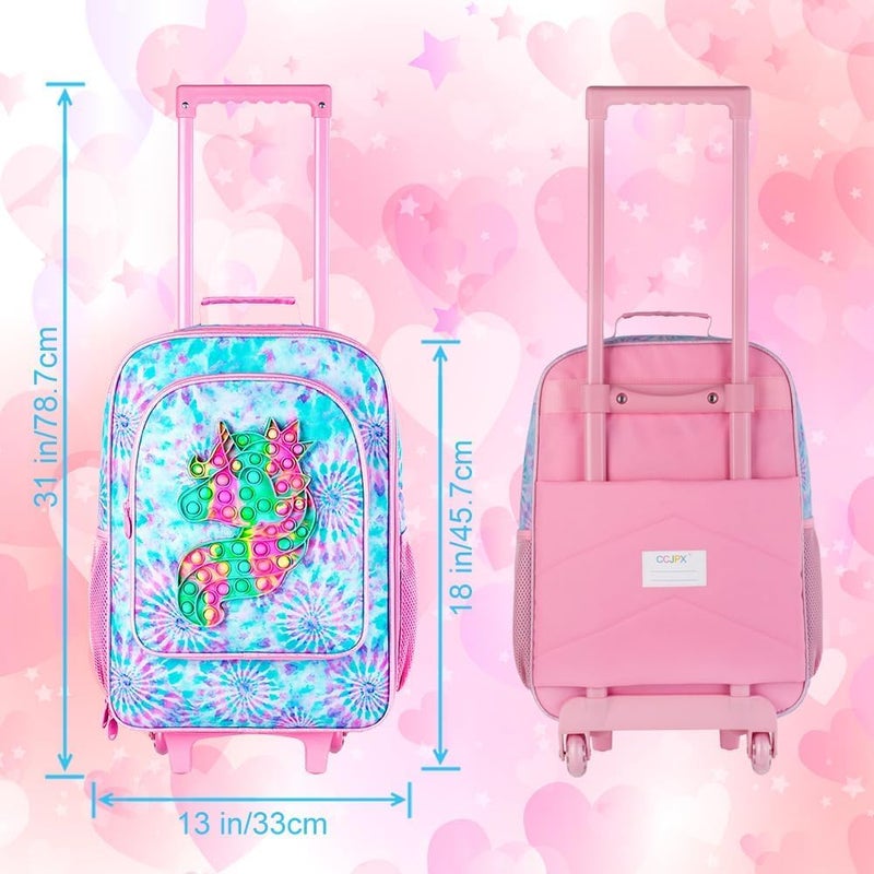 CCJPX Kids Luggage for Boys Girls, Toddler Rolling Travel Carry on Suitcase with Wheels - Image 4