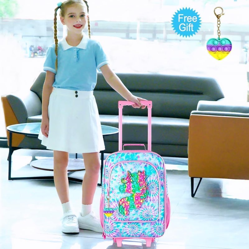 CCJPX Kids Luggage for Boys Girls, Toddler Rolling Travel Carry on Suitcase with Wheels - Image 2