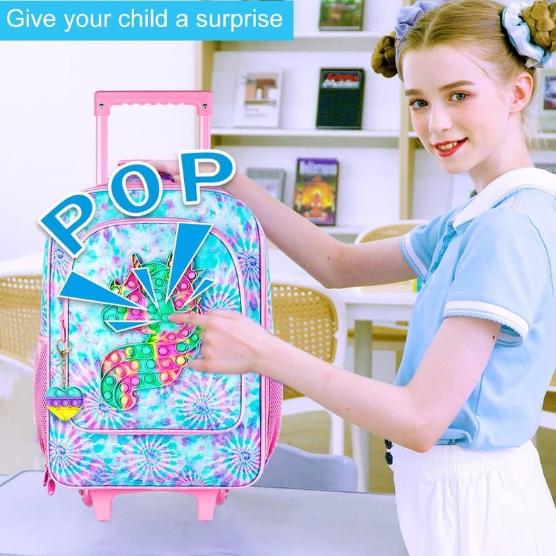 CCJPX Kids Luggage for Boys Girls, Toddler Rolling Travel Carry on Suitcase with Wheels - Image 3