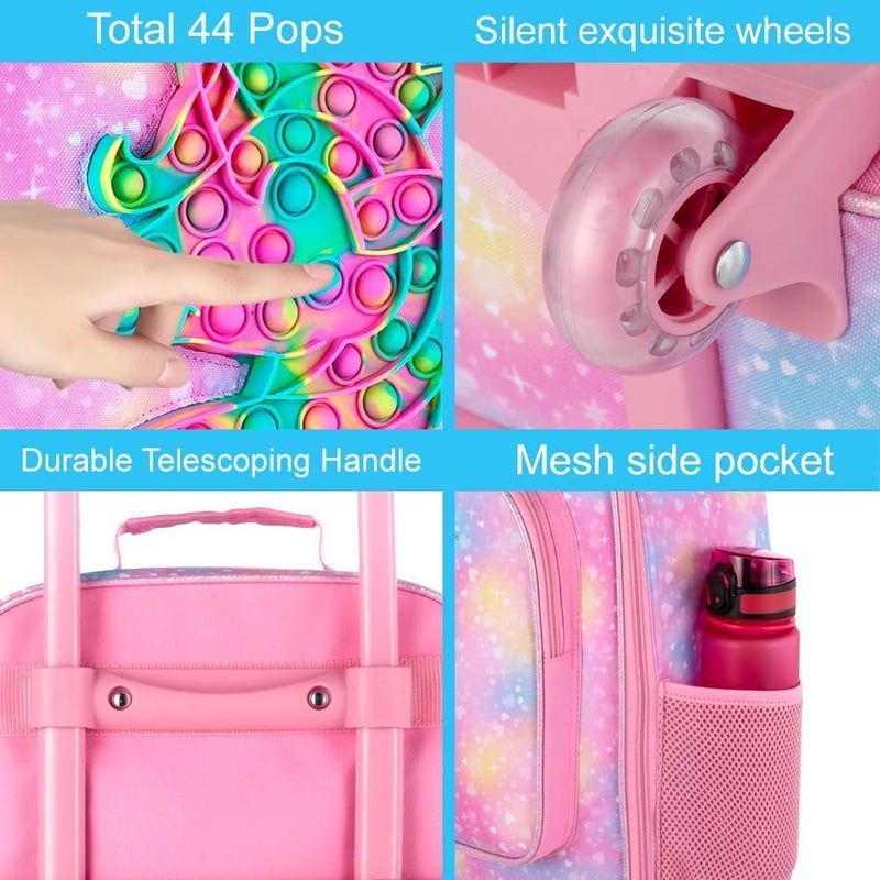 CCJPX Kids Luggage for Boys Girls, Toddler Rolling Travel Carry on Suitcase with Wheels - Image 5