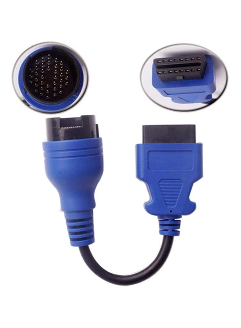 Obd2 Adapter Connector Diagnostic Cable for Iveco Truck 38 Pin to 16 Pin - Image 1