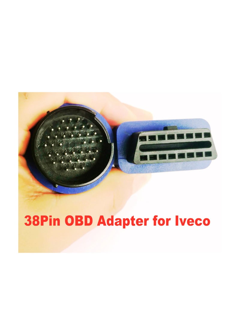 Obd2 Adapter Connector Diagnostic Cable for Iveco Truck 38 Pin to 16 Pin - Image 3