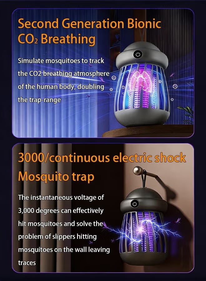 BESTPEAK Best Mosquitoes Killer, Mosquitoes and Flying Insects Zapper, Bug Zapper Of Inside and Outside The House Using Electric Shock and UV Lighting, Electric Mosquito, Fly Zapper - Image 2
