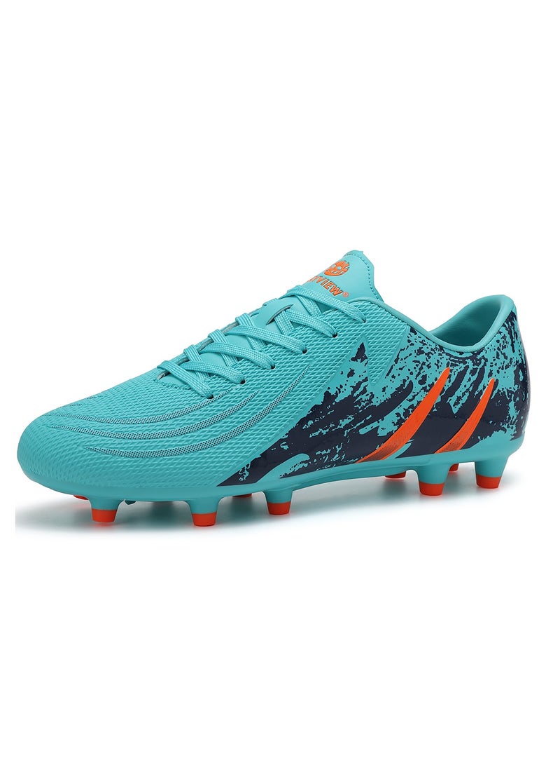 Sky View Soccer Shoes for Boys Girls Cleats FG sole Kids Athletic Football Shoes Youth Football Cleats Outdoor & Indoor Lightweight, Running & Training  - Image 1