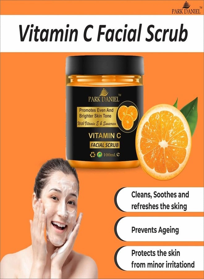 Park Daniel Vitamin C Scrub and Argan Face Wash For Anti Blemishes & Glowing Detoxify Rejuvenate your skin Combo Pack of 2 (250 ML) - Image 3