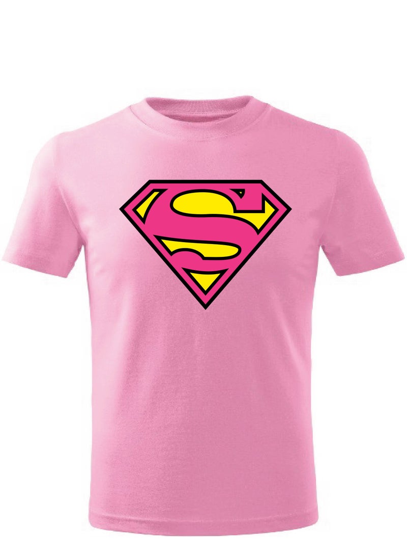 PinkCancer Awareness T-Shirt – Unisex Cotton Tee For Men And Women | Bold Superhero-Inspired “S” Logo | Support BreastCancer Cause In Style  - Image 1