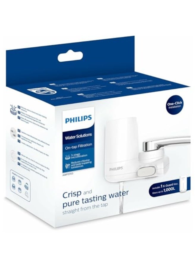 Philips - AWP3703 - X-Guard On Tap Water Filter - Removes up to 99 Percent of Bacteria - Plastic - 1000 Litres - Image 1