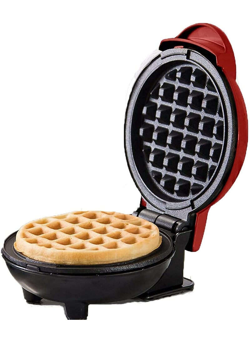 DHYANI DHYANI Mini Waffle Maker 4 Inch 350 Watts Stainless Steel NonStick Electric Iron Machine for Individual Belgian Waffles Pan Cakes Paninis or Other Snacks Mini Waffle Maker  - Image 2